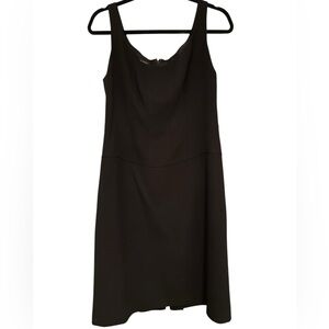 Teri Jon by Rickie Freeman Classic Black Midi Dress Size 8